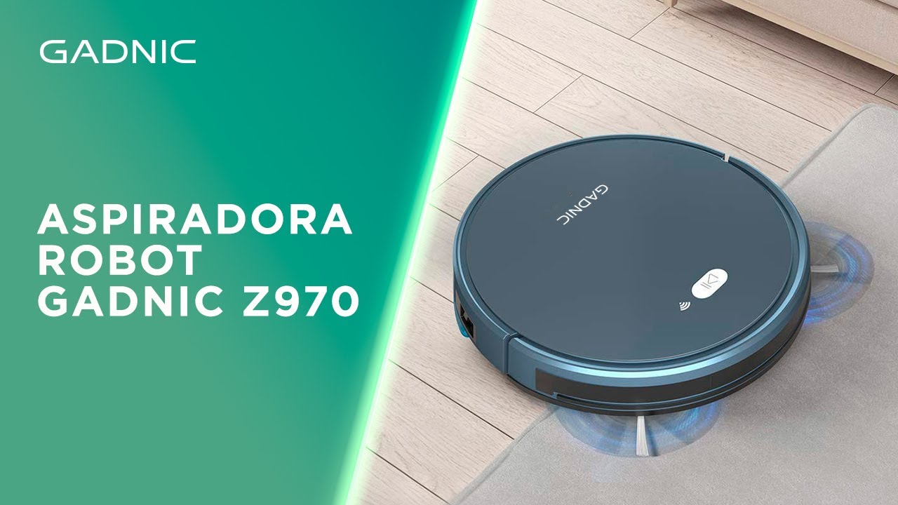 Aspiradora Robot y Trapeadora Gadnic Z970 Control Por App y Voz - Unboxing  + Specs - YouTube