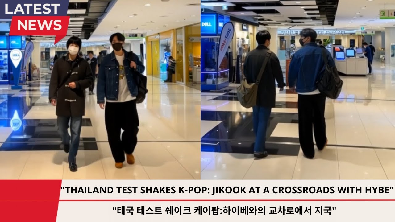 "1 Hour Ago!"Will Jimin & Jungkook Still Leave? Thailand Is A Big Test With Hybe"