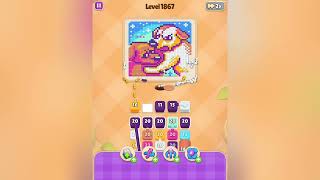 Colony Flow Level 1867 Hard Puzzle Walkthrough Solution 