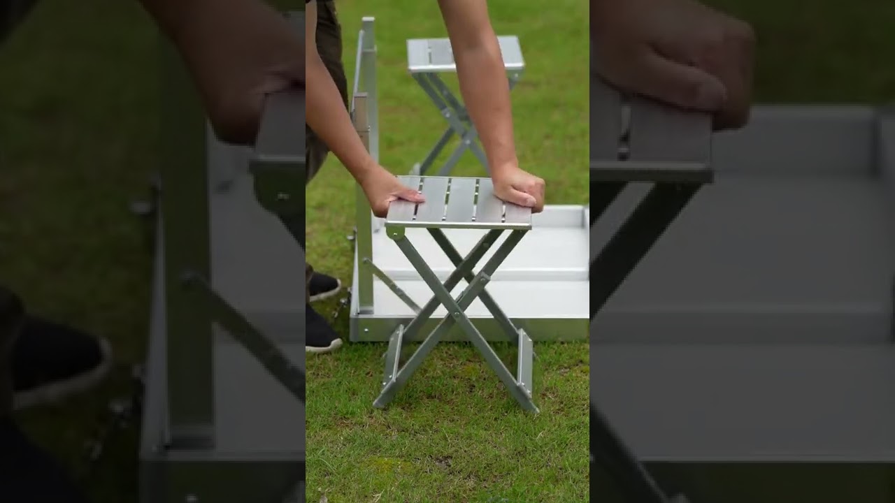Folding camping table YouTube