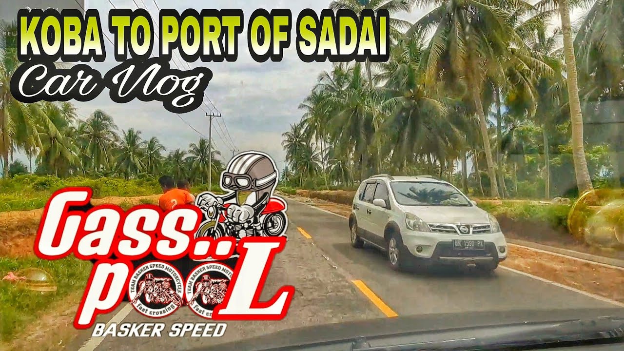 Car Vlog Driving From Koba Central Bangka Regency  to Port 