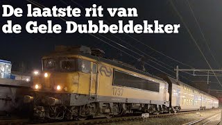 De laatste rit met de NS DD-AR dubbeldekstrein | #meldpuntgroenebankjes | afscheidsrit