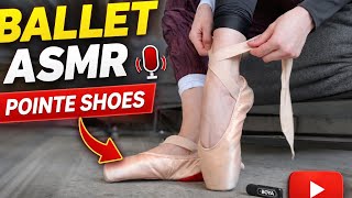 She Tightens Pointe Shoes Youll Feel This Ballet Asmr 4К