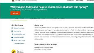 Is your online textbook accessible (math example-zero cost)