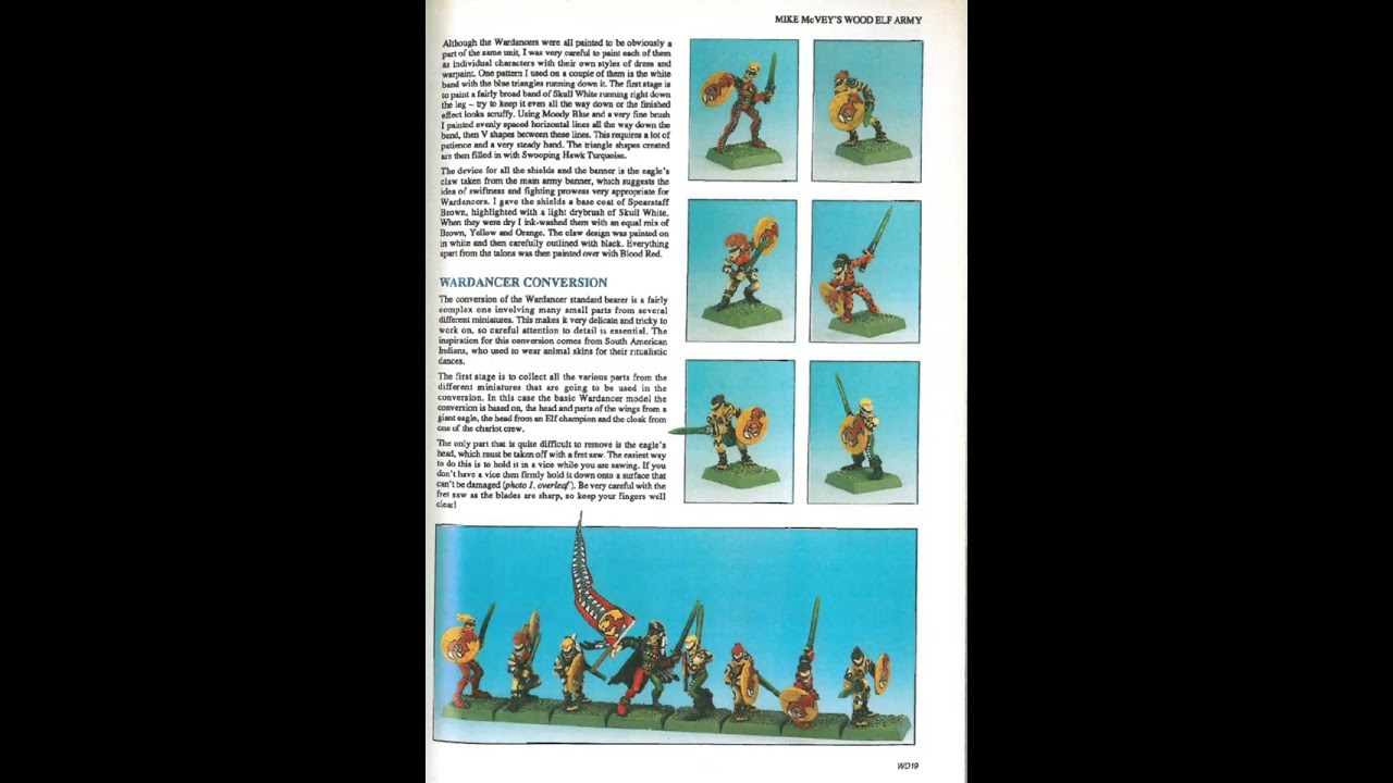 Warhammer Fantasy - Mike McVey's Wood Elf Army
