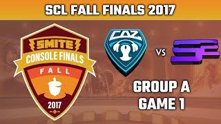 Smite Console League Fall Finals - Group A Caz Esports Vs. Soar Gaming Game 1