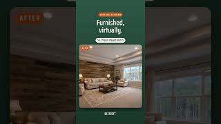 Phone Photos to Listing Photos: Photo Enhancement, Window View Restoration and Virtual Staging