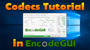 [EncodeGUI Official Video Tutorial] How to Use Video, Audio, and Subtitle Codecs/Encoders