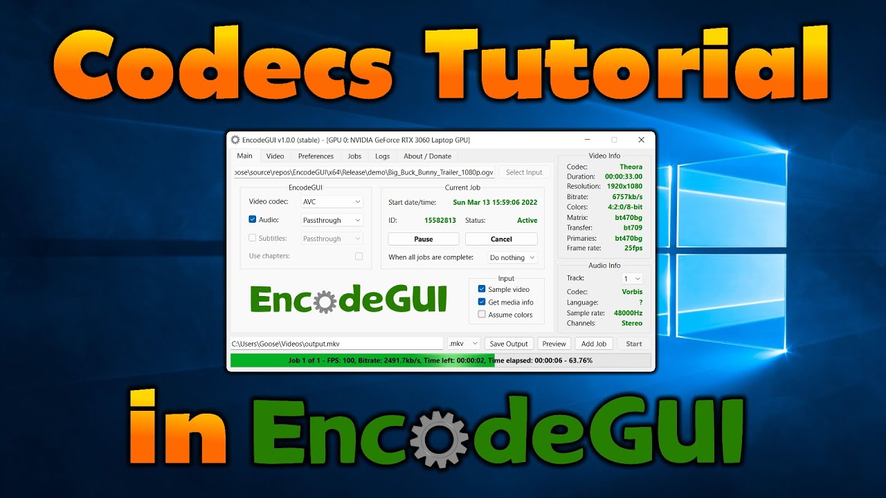 [EncodeGUI Official Video Tutorial] How to Use Video, Audio, and ...