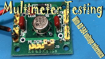 Cheap and Easy Multimeter testing / calibration with AD584 Voltage Reference + Cheap Aldi Meter test