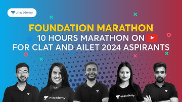 Season 1|Quantitative Techniques | Foundation Marathon for CLAT 2024|Agni Mitra Aman| Unacademy CLAT