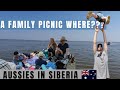 AUSTRALIAN FAMILY GOES ON A PICNIC IN SIBERIA | Russian nature on the Ob river Novosibirsk |vlog#006