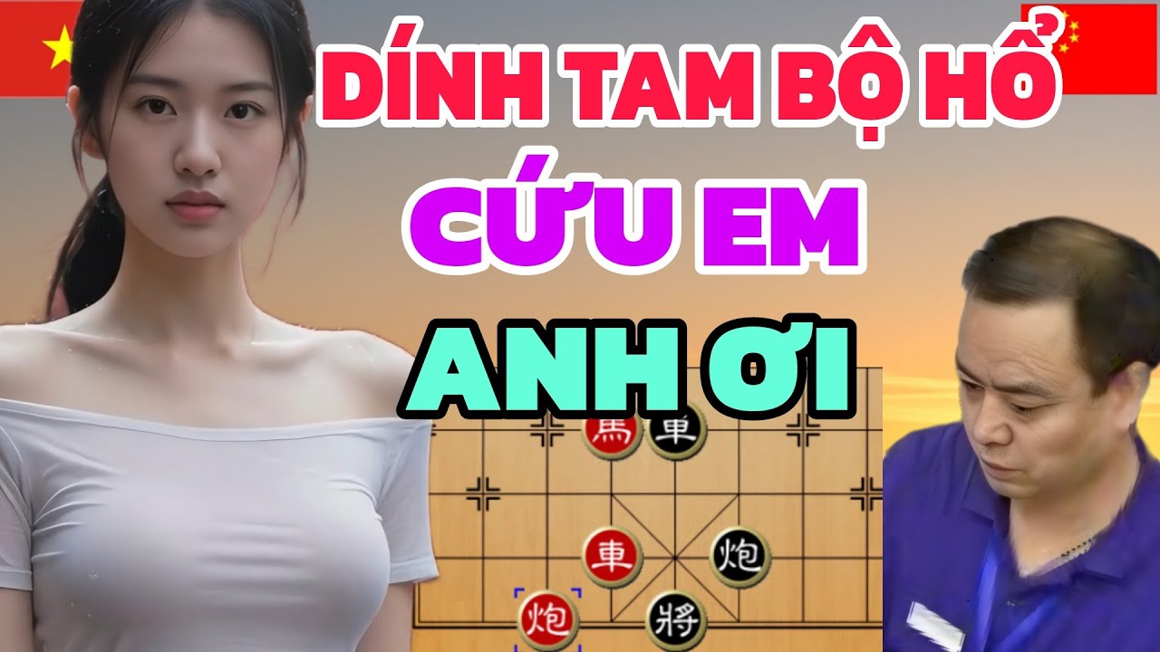 Cờ tướng - Dính bẫy mất xe EM GÁI VIỆT lần đầu tiên lật ngược kinh hoàng