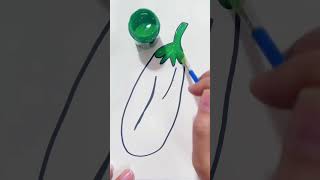 Drawing and Coloring an Eggplant Relax Your Mind