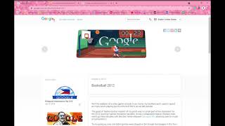 Google Doodles Basketball 2012 | 42 Points