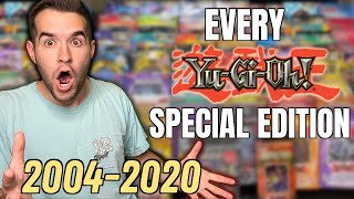 Opening EVERY Yugioh Special Edition EVER RELEASED!