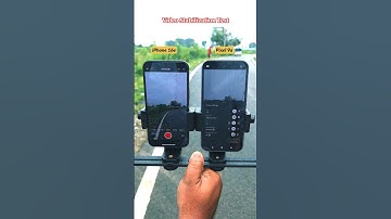 Google Pixel 9a Vs iPhone 16e Camera Video Stabilization Test