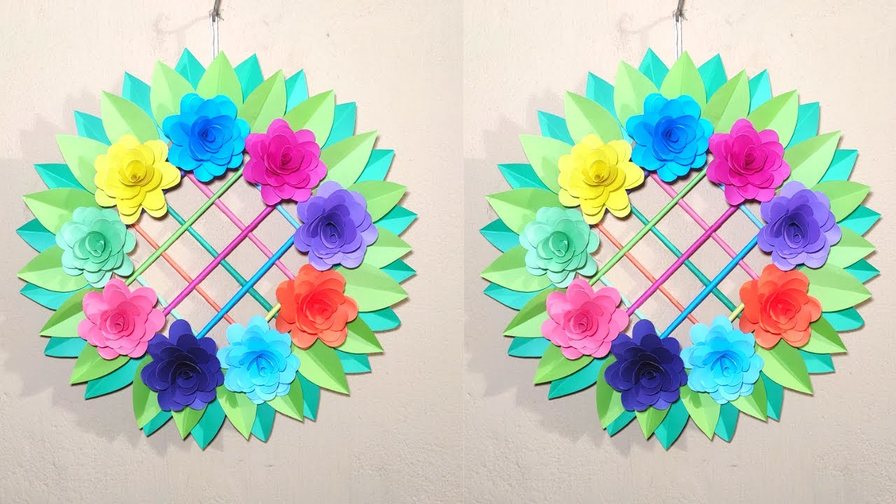 Easy paper wall hanging decoration ideas wall hanging craft ideas