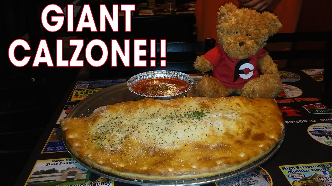 pizza calzone las vegas CAL-MUNGO CALZONE CHALLENGE IN VERMONT!!