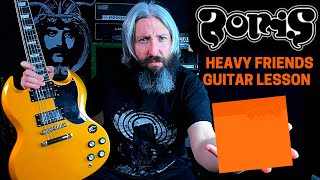 Boris Heavy Friends Guitar Lesson - Drop G# Tuning