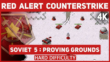 Red Alert Counterstrike Remastered 4K - Soviet Mission: 5 Proving Grounds - Hard Difficulty