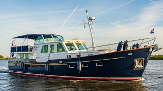 “Aquanaut Drifter 1350 AK  | “Classic Dutch Trawler Yacht Tour | Luxury Steel Motoryacht Review screenshot 3