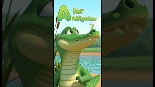 ABC Song for Kids | Fun Learning with Cute Characters (Part-1) #abcsong #foryou #shorts #explore
