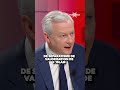 Bruno le maire tacle la france insoumise