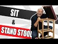 Transform your workshop diy sit  step stool build