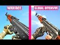 Counter-Strike Global Offensive Gun Sounds vs Warface