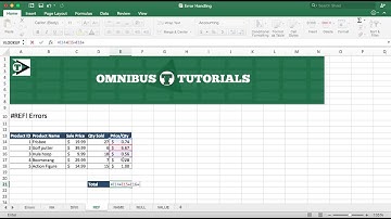 REF Errors in Microsoft Excel