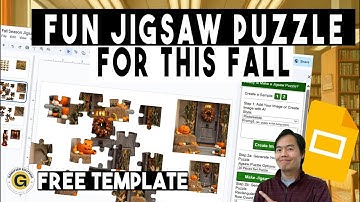 Free Jigsaw Puzzle for Fall Season using Jigsaw Puzzle Maker Google Slides | Gamified EduTech