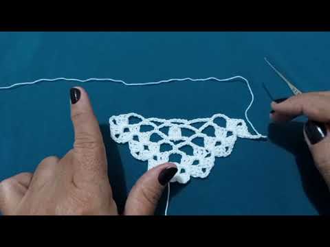 Vídeo: Como Fazer Um Lenço De Crochê