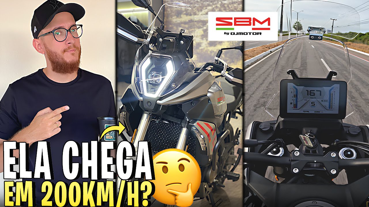 🔥PRIMEIRA TENTATIVA DE TOP SPEED NA SBM 600T! A MOTO ANDA BEM MESMO?