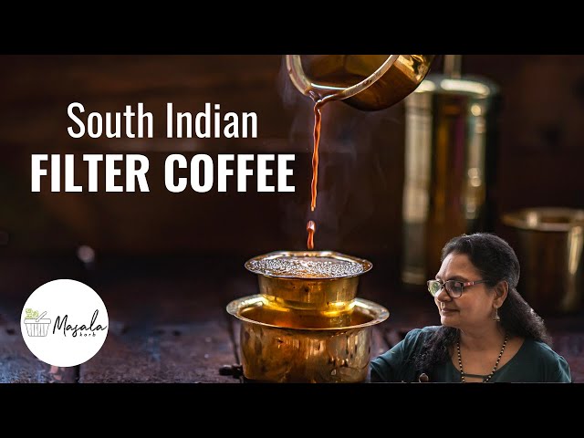South Indian Filter Coffee-How to make Filter coffee - Padhuskitchen