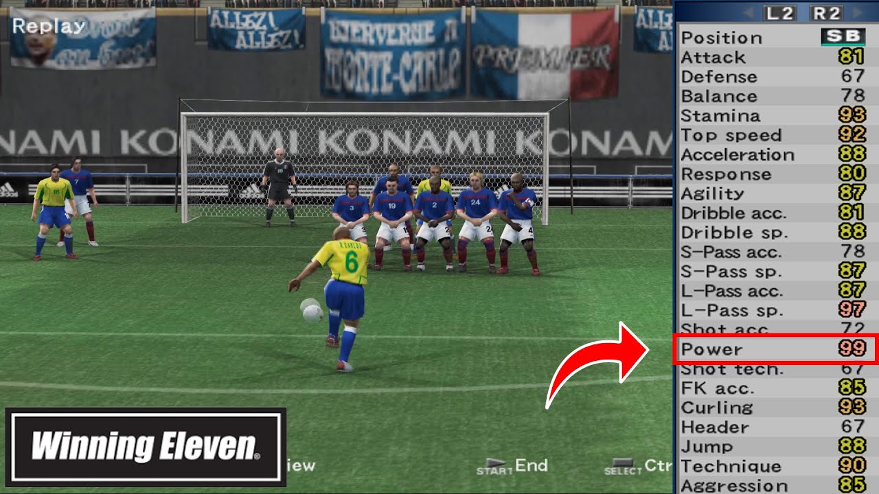 ⁣PEMAIN DENGAN SKIL 99 DI WINNING ELEVEN PS2 | NOSTALGIA