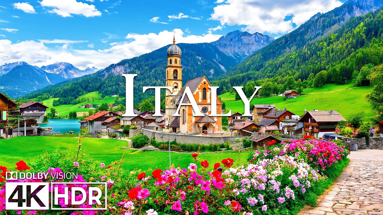 Italy 4K 🇮🇹 Stunning Coastlines, Countryside & Cinematic Nature UHD