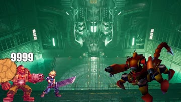 Final Fantasy 7 Remake - Solo Cloud Vs. Scorpion Sentinel (No Damage)