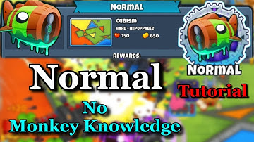 Bloonarius Normal Tutorial  - No Monkey Knowledge - Week 5 | Cubism | (BTD6)