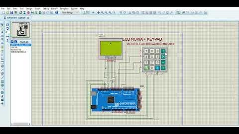 Keypad 4x4   Proteus 8 Professional   Schematic Capture 2020 06 19 23 43 29