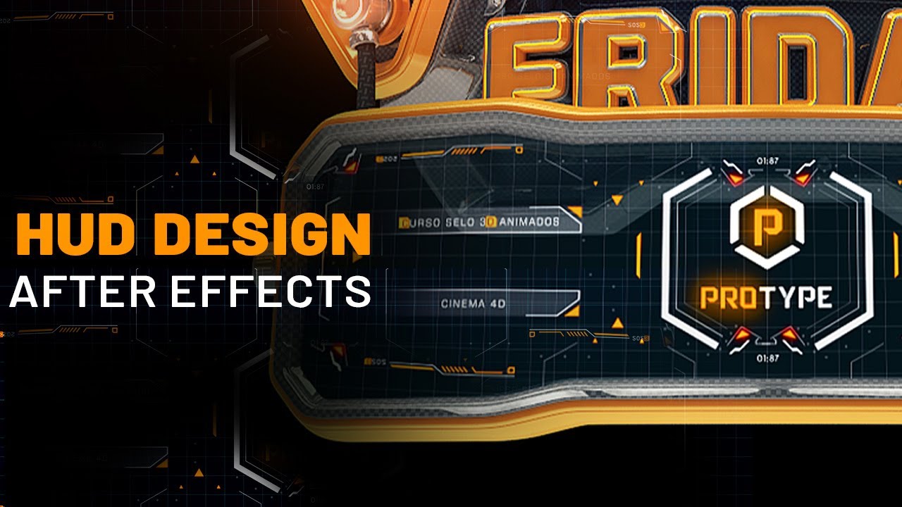 After Effects Tutorial Design Futurista - Hud Design - YouTube