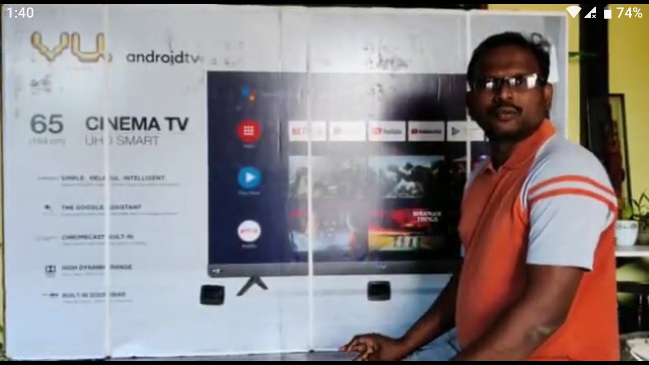 Vu Cinema TV 65 inch Action Series 2021 Unboxing | Ultra HD 4K Smart LED TV