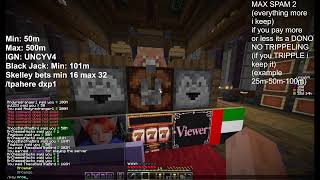 💸1B + Elytra🪽 Per Tp BalTop #1 | Wagering & PVPing | Donut SMP Live