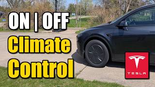 How To Turn On Or Off Climate Control Fans On Tesla Vehicle - Easy Tutorial