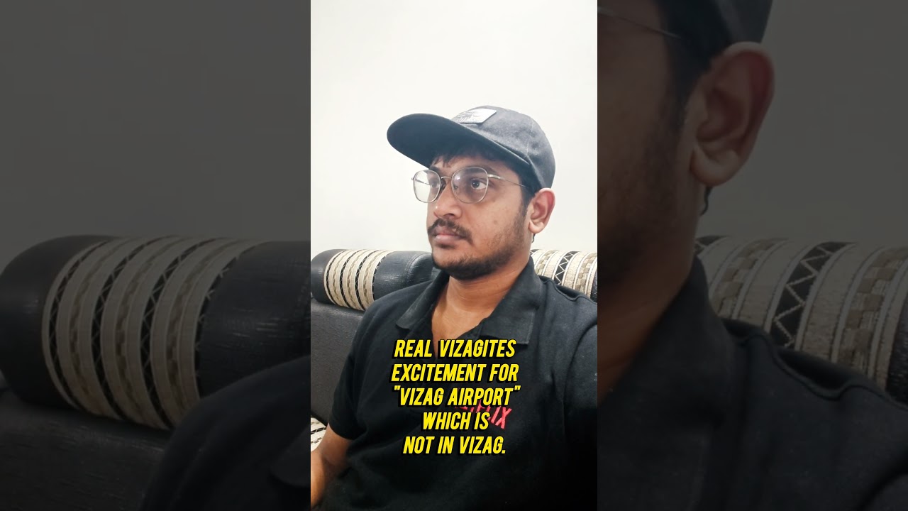 Vizag airport and vizag excitement.