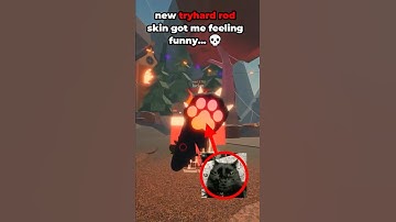 THIS NEW TRYHARD ROD SKIN GOT ME FEELING FUNNY 😭💀 #fisch #roblox #robloxmemes #robloxshorts #gaming