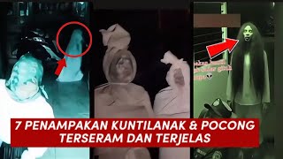 KEJEBAK DI SARANG POCONG | 7 PENAMPAKAN HANTU POCONG & KUNTILANAK PALING NYATA #horror #penampakan 