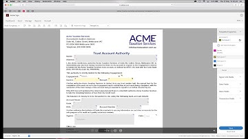 How to set up an Adobe Sign template