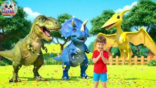 Counting Dinosaurs Stomping Loud | Best Nursery Rhymes and Kids Songs Collection