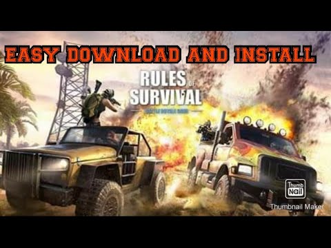 ดาวน์โหลดrules of survival pc  2022 Update  HOW TO DOWNLOAD RULES OF SURVIVAL ON PC